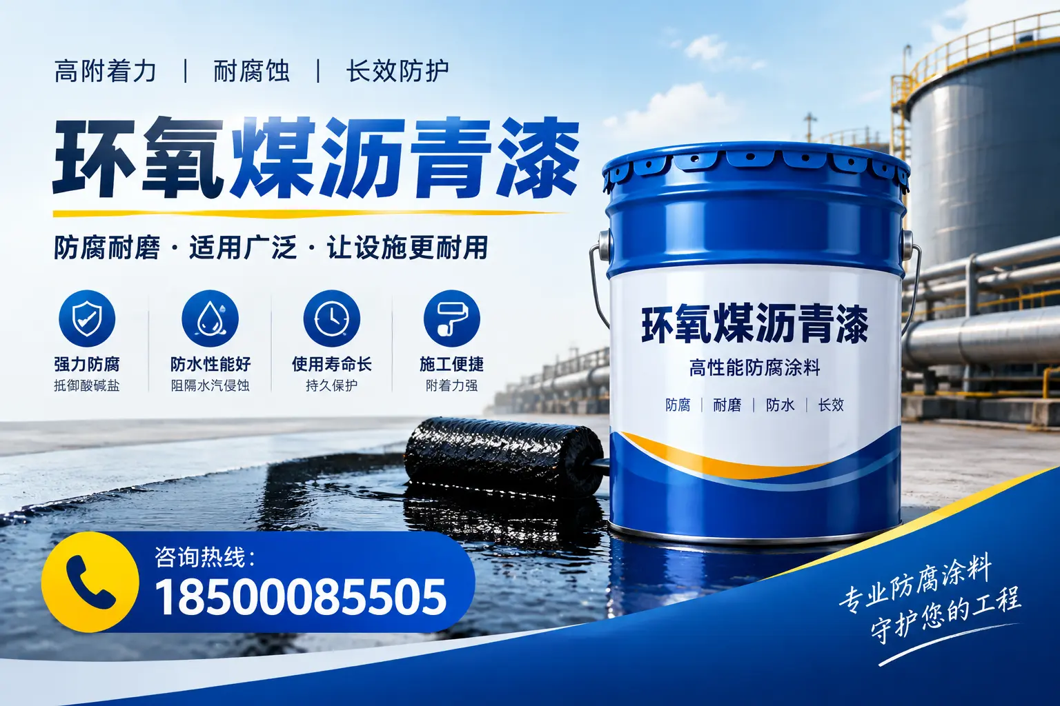 环氧煤沥青漆与其他涂料的对比分析，助力河源企业决策